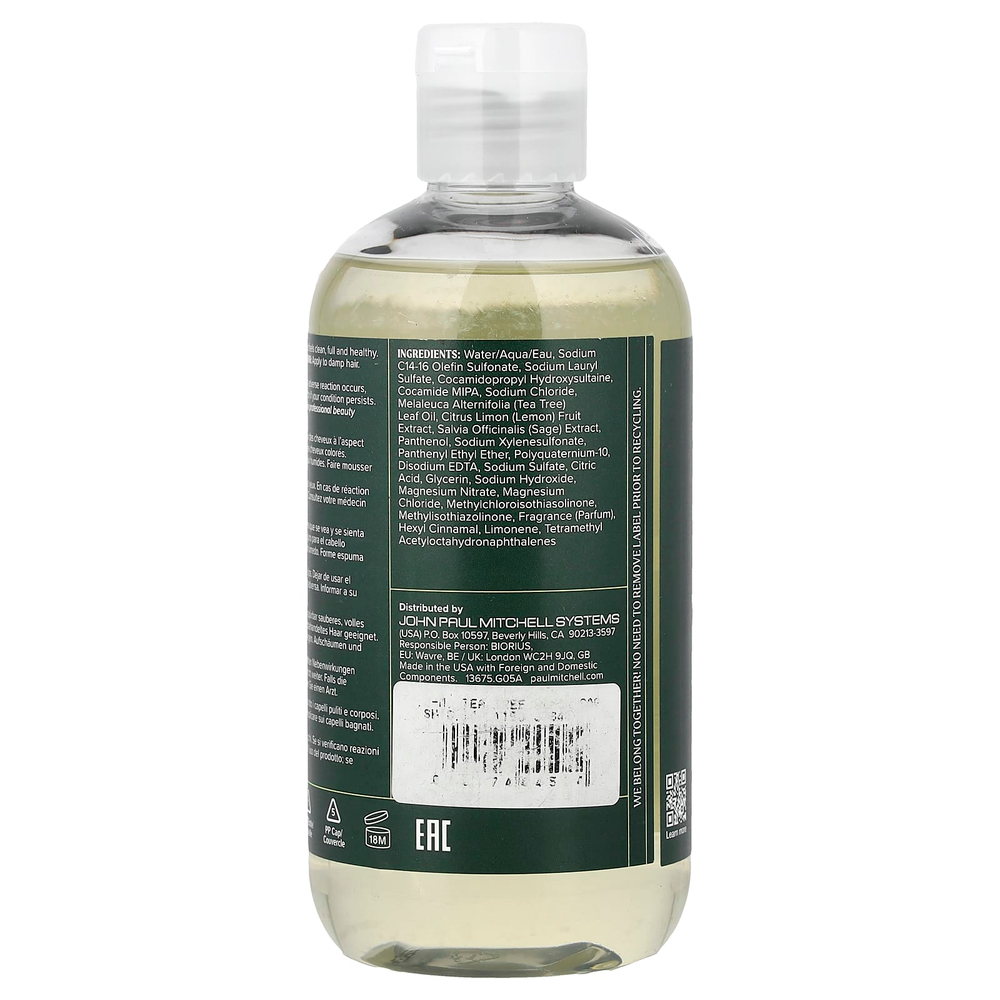 Paul Mitchell, Thickening Shampoo®, лимонный шалфей, 300 мл (10,14 жидк. унц.)