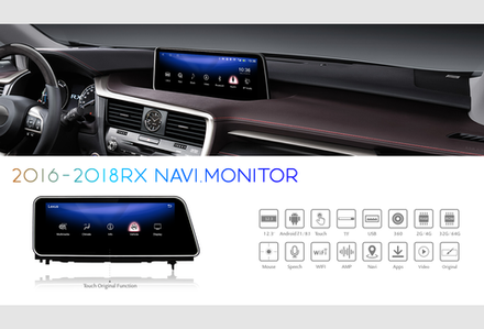 Мультимедийный комплекс для LEXUS RX 2016-2019  KUBERG BNR-16RXHQ