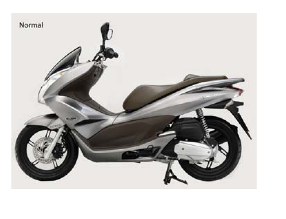 64502-KWN-902ZD. COVER, L. FR. *NHA14M*, Silver. Honda PCX.  (NHA14M SEAL SILVER METALLIC)