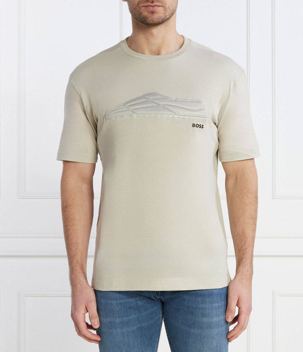 Футболка Tee Titanium BOSS GREEN - бежевый(50506339)