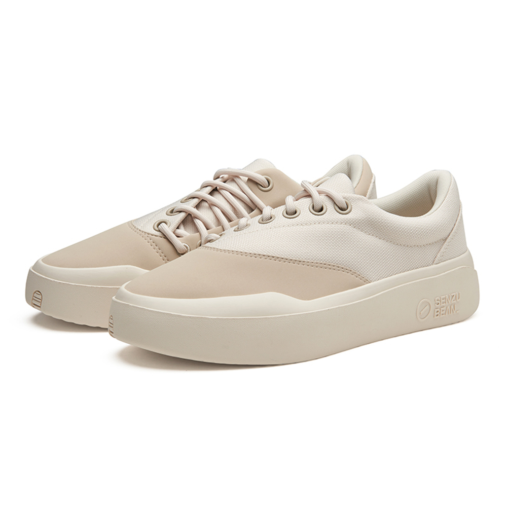 Senzubean Slant Era Stylish Skateboarding Shoes Unisex Gray White