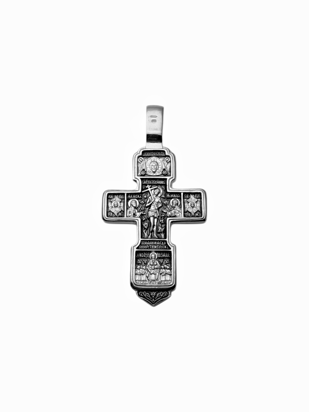 Крест из серебра/Чернение