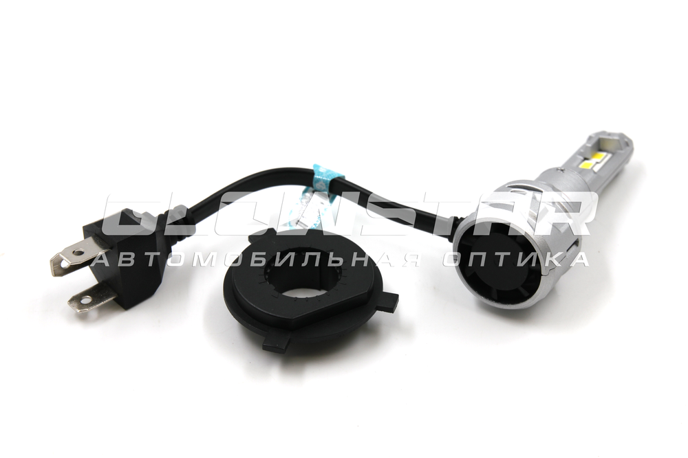Светодиодные лампы H4 Sariti S3 с вентилятором, 12V, 32W, 5500K (комплект, 2шт)