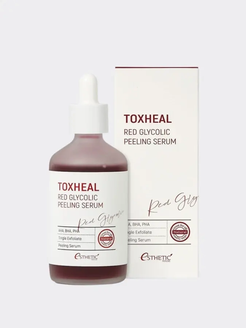 [ESTHETIC HOUSE] Пилинг-сыворотка ГЛИКОЛЕВАЯ Toxheal Red Glyucolic Peeling Serum, 100 мл