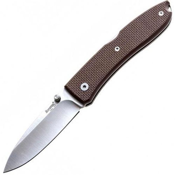 Цена наНож складной Lionsteel Big Opera 8810 SN, сталь D2, рукоять G-10, коричневый