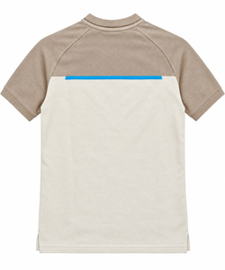 Koszulka chlopieca BOSS x AO Kids Piqu_ Logo - beige