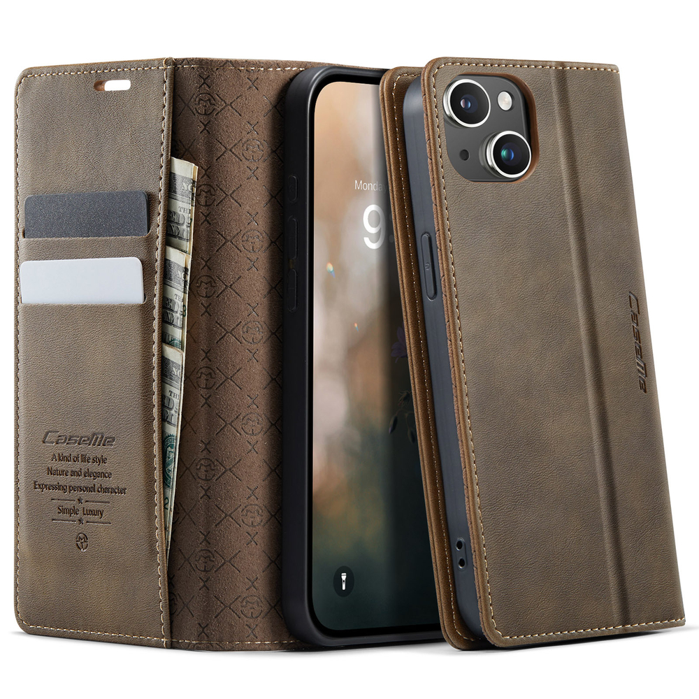 Чехол-книжка CaseMe RFiD iPhone 15