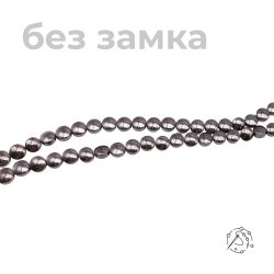 Нить бусин гематит Диск, 4-5 мм