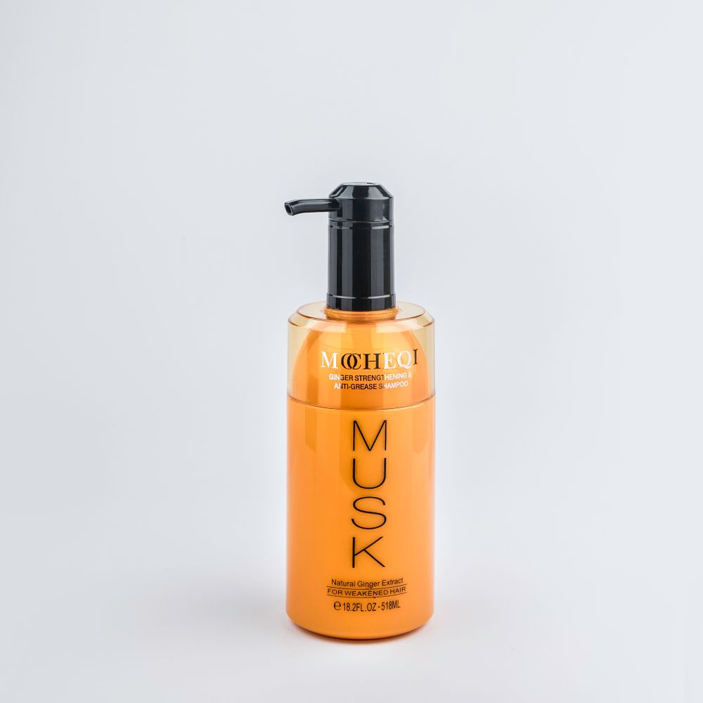 MOCHEQI Professional Musk Ginger Shampoo — шампунь с имбирем для поврежденных волос