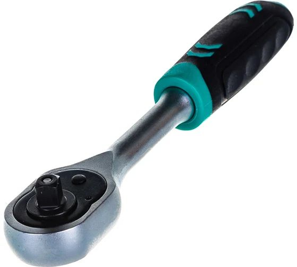 Ключ-трещотка 1/4", 72 зуба, с быстрым сбросом, CrV STELS 14025