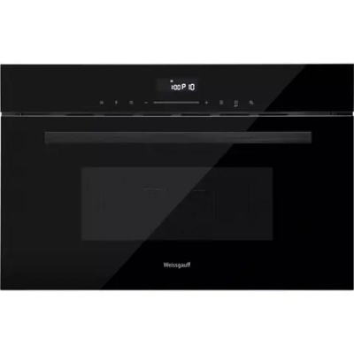 Встраиваемая микроволновая печь Weissgauff BMWO-341 DB Black Edition 34л. 900Вт, черная