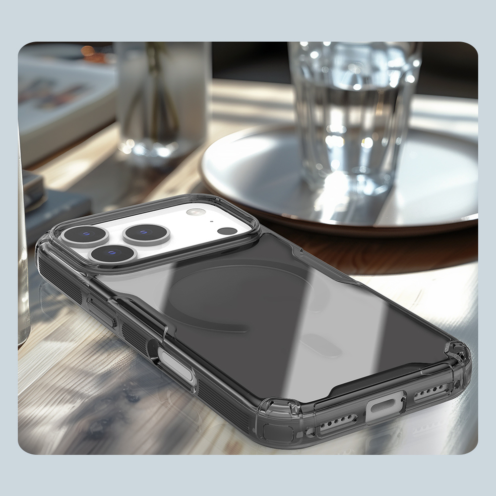 Прозрачный чехол от Nillkin с MagSafe для iPhone 17 Pro, серия Nature TPU Pro Magnetic Case