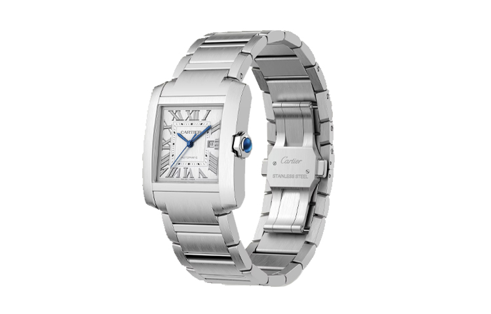 CARTIER TANK DE Automatic Mechanical Movement 30m Water Resistance Men"s Watches Watch 30.5mm 30.5mm Silver Dial