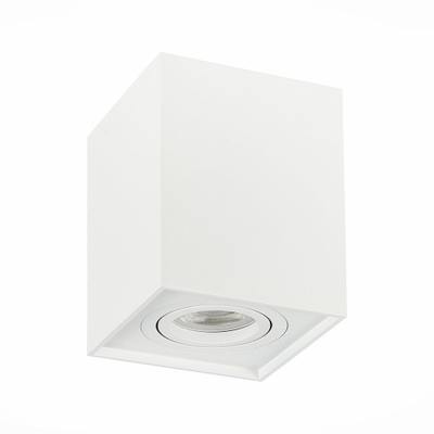 ST109.507.01 Светильник потолочный Мат. белый GU10 1*50W L100xW100xH123 220V Без ламп