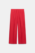 БРЮКИ ПРЯМОГО КРОЯ ИЗ ЛЬНА — ZARA