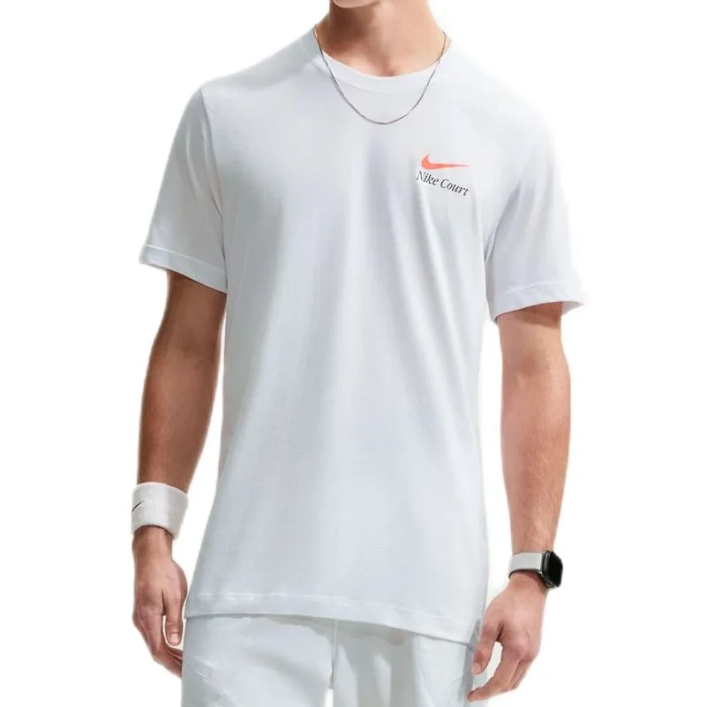 Теннисная футболка Nike Court Dri-Fit Tennis - white