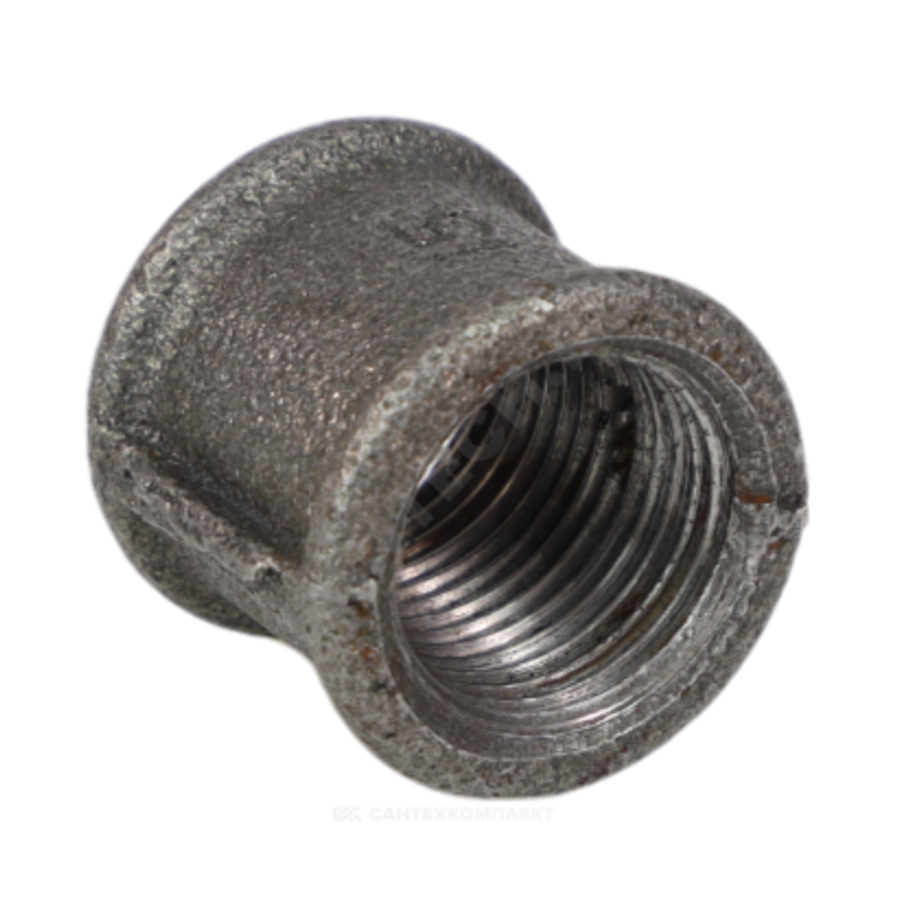 Муфта прямая чугун Ду 40 (1 1/2") ВР Fittex