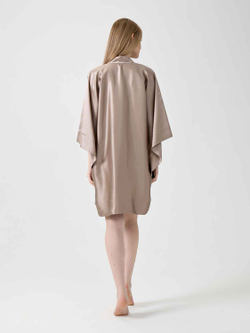Халат кимоно OnSilk Assami mini Бежевый S