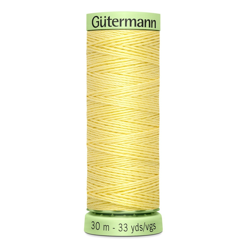 Нить Top Stitch 30/30 м для декоративной отстрочки, Gutermann, 578 бледно-желтый
