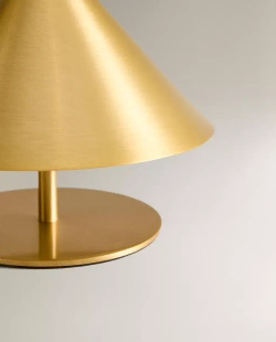 ZARA HOME БЕСПРОВОДНАЯ ЖЕЛЕЗНАЯ ЛАМПА, ЗОЛОТОЙ