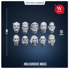 Части для миниатюр Inglourious Mugs