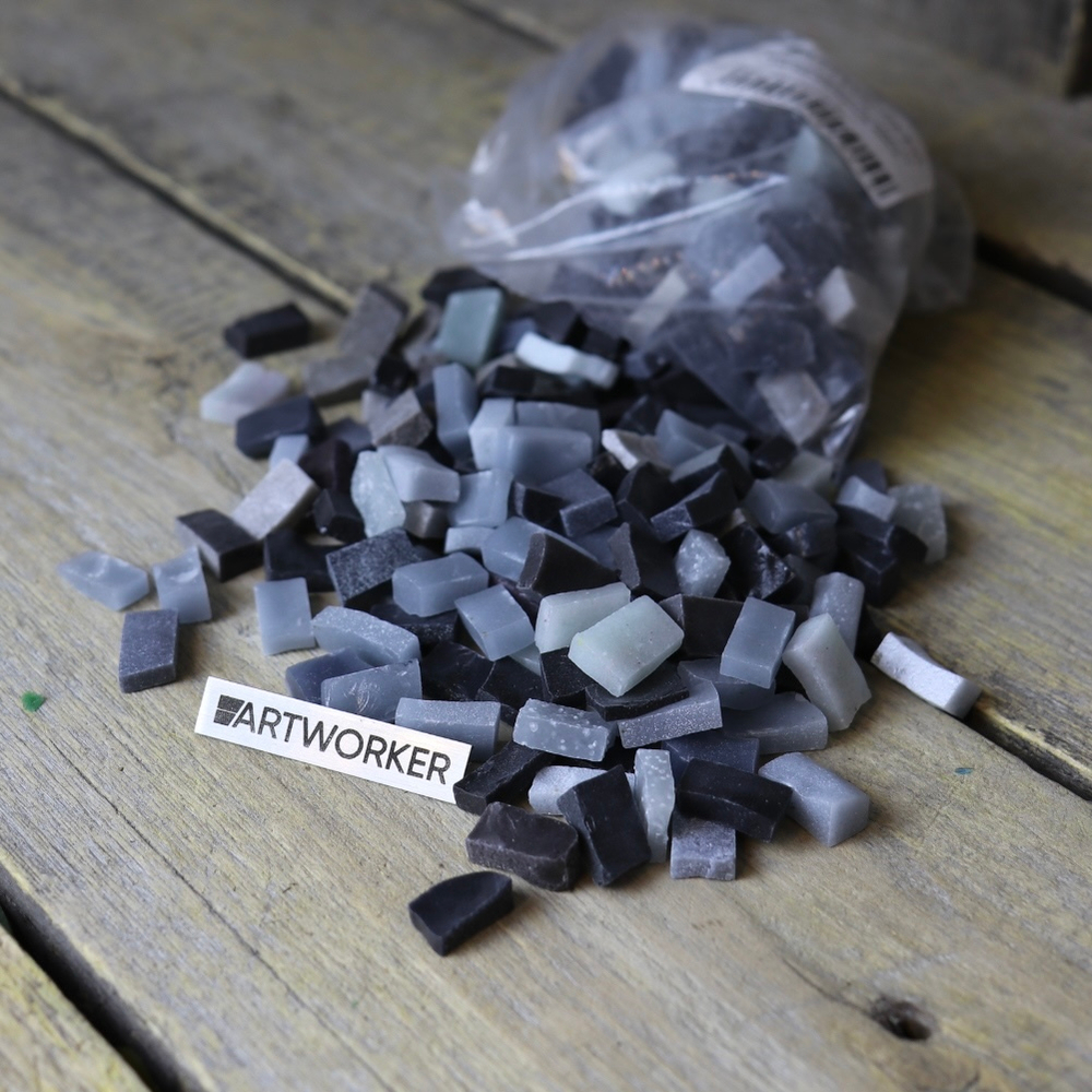 Темная колотая смальта SM-Set-Darkstone 600гр | ArtWorker