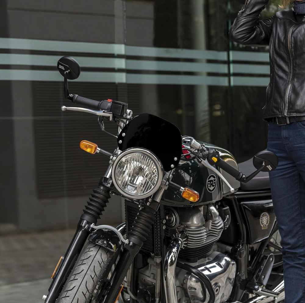 Стекло ветровое Royal Enfield, цвет - черный, арт. 1990468