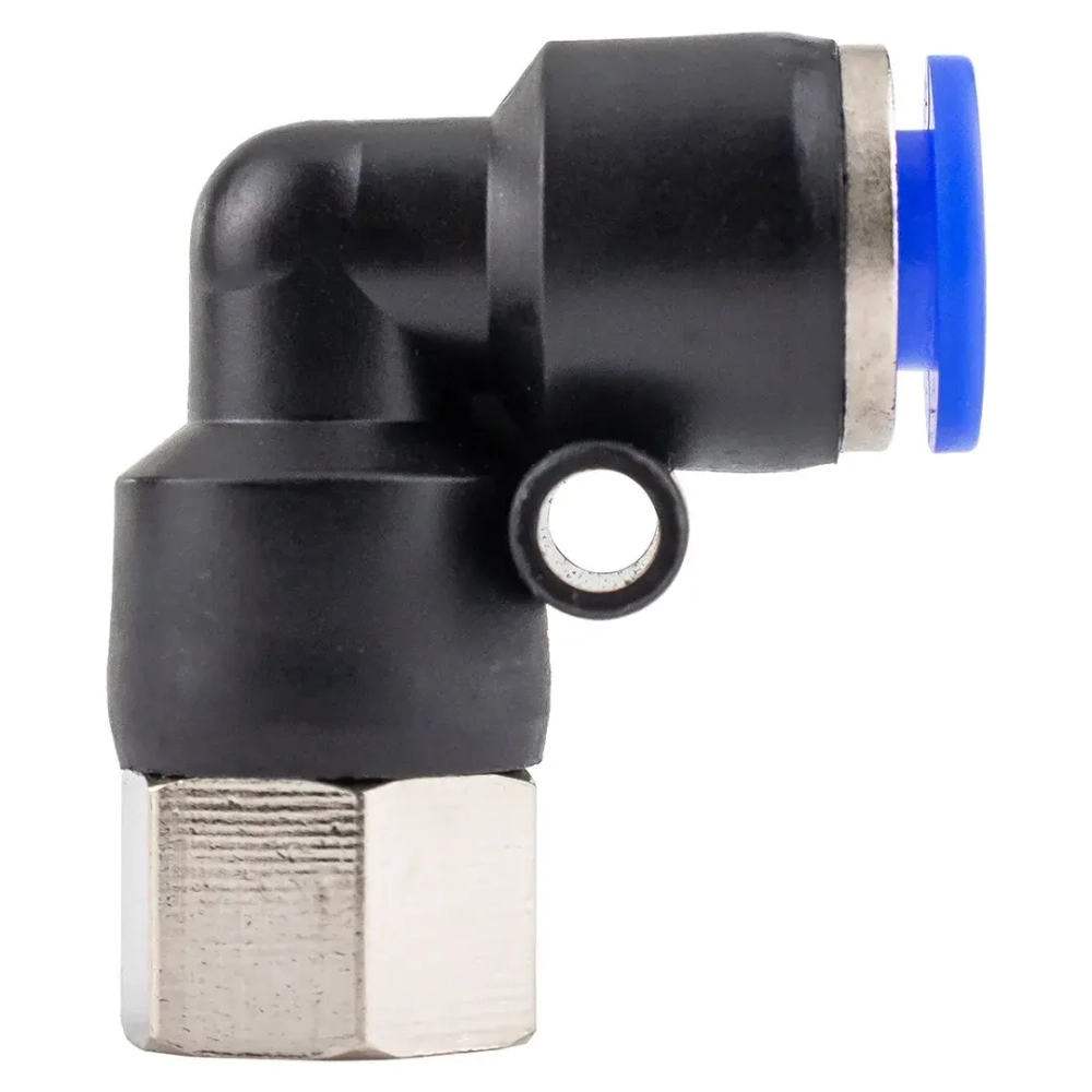 Фитинг угловой для пластиковых трубок 6мм с наружной резьбой 1/8'' Forsage F-SPL06-01