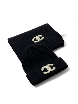 Комплект CHANEL (шапка + шарф)