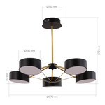 Светильник потолочный VALLE LED 50W 3000K - 6000K