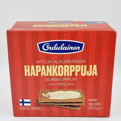 Хлебцы Oululainen Ржаные 370 г (Финляндия)