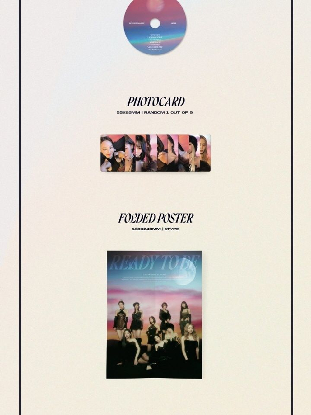 Альбом TWICE - READY TO BE 12th Mini Album DIGIPACK RANDOM Version