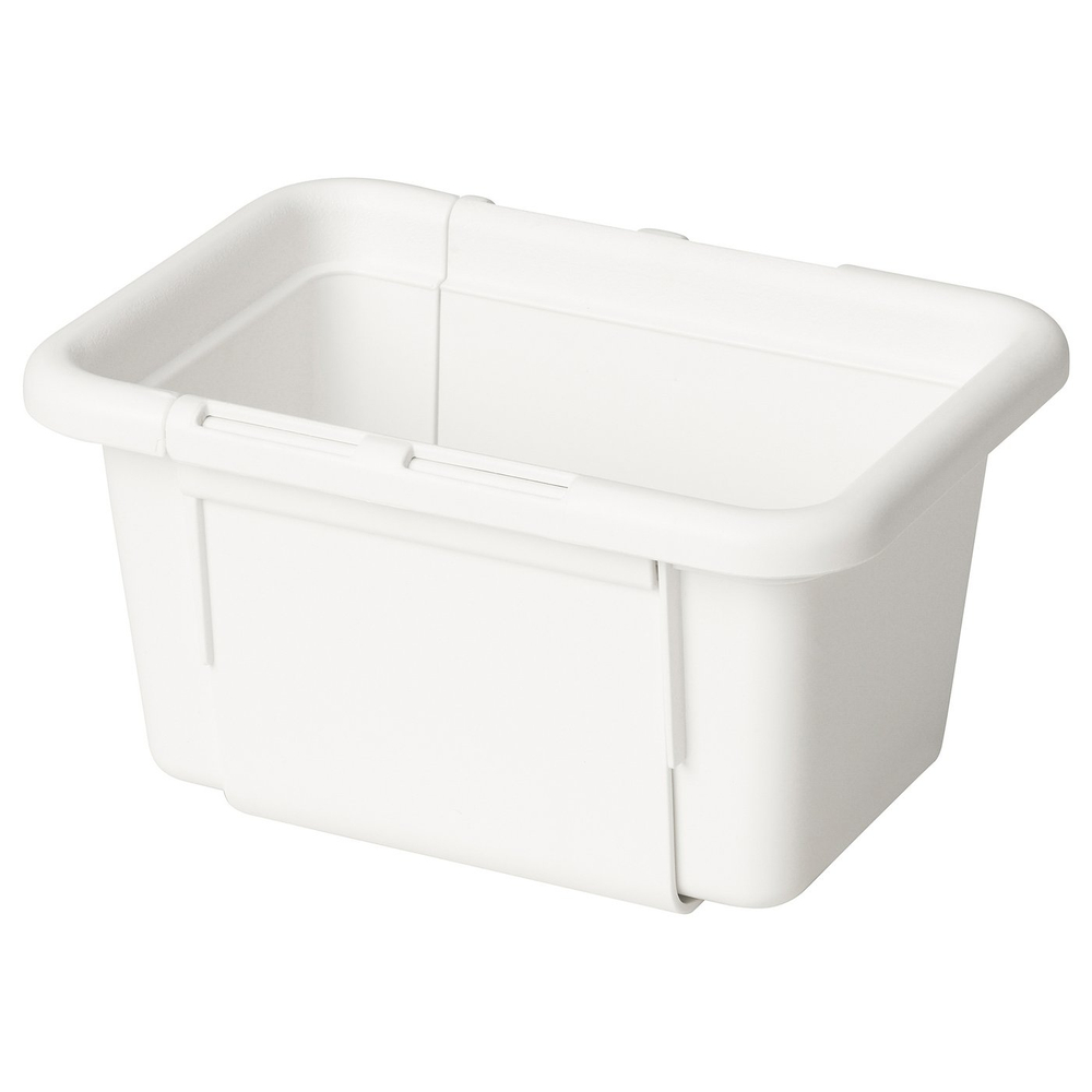 IKEA KACKLA  (ИКЕА КАКЛА)  -  Раздвижной контейнер - белый 13-18x9 см