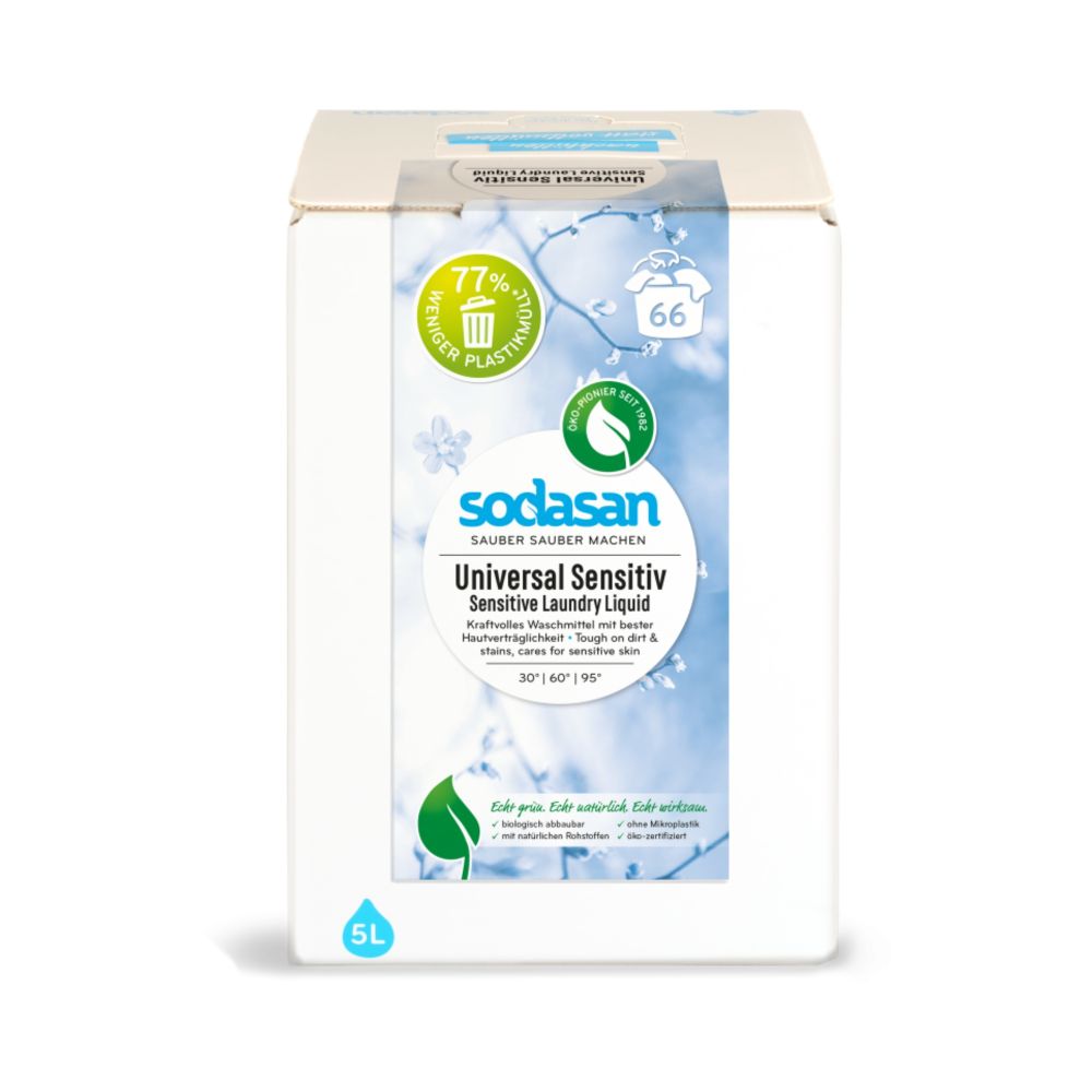Универсальный гель для для стирки белья Sensitive 5 л (Sodasan)