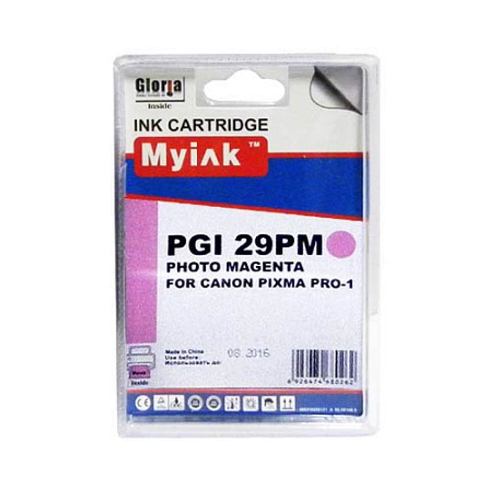 Картридж MyInk, аналог CANON PGI-29PM для PIXMA PRO-1 Photo Magenta