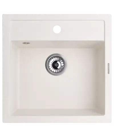 Кухонная мойка Kuppersberg MODENA 1B WHITE ALABAS