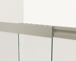 Душевая шторка на ванну Vincea VSB-1E100CGB, 1000*1450, матовый черный, стекло тонированное