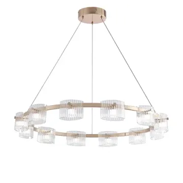 Подвесная люстра 60W 4000K 4248-12P золотой Ori Favourite