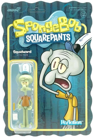 Фигурка Super7 - Spongebob ReAction W1-Squidward