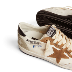 Women’s Ball Star sneakers with tobacco-colored suede star and black leather heel tab