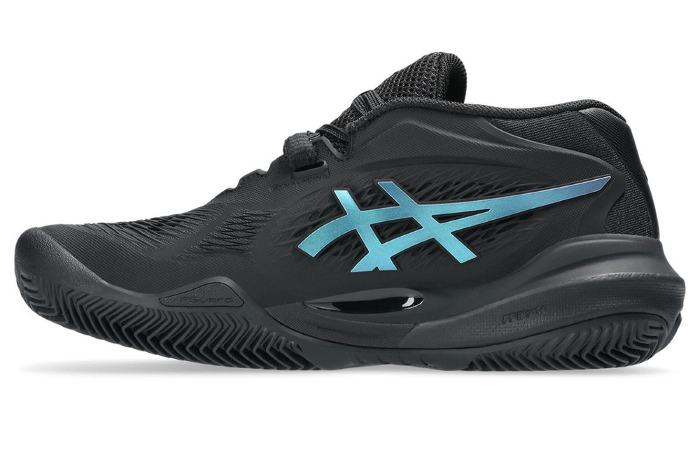 Женские теннисные кроссовки Asics Gel-Resolution X Clay Night Energy - black/prism blue