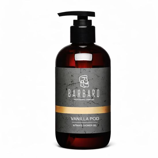 Гель для интимной гигиены мужской BARBARO Vanilla pod, 250 мл.