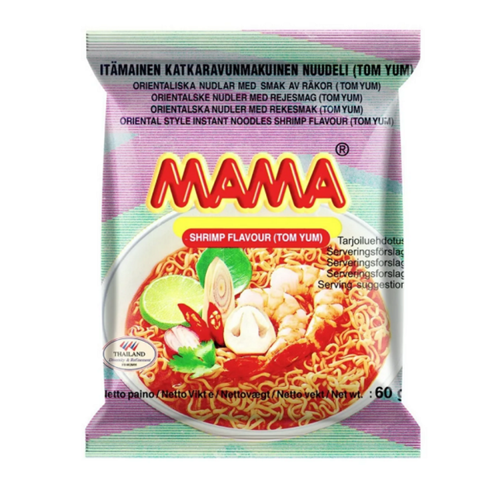 Лапша быстрого приготовления Tom Yum Kung