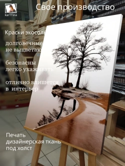 Картина Осенняя симметрия на стену 50х70см 1шт.