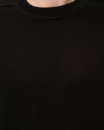 RICK OWENS DRKSHDW СВИТШОТ ЧЕРНЫЙ KNIT CREWNECK