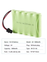 Аккумулятор Ni-Cd 6V 1800mAh