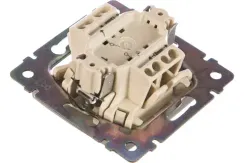 Выключатель Legrand Valena 1-клавишный алюминий 21026
