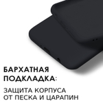 Мягкий Soft Touch чехол из силикона для SAMSUNG M31 (не M31s) с бархатной подкладкой