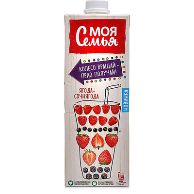 Сок  Ягодный Моя Семья 0,95