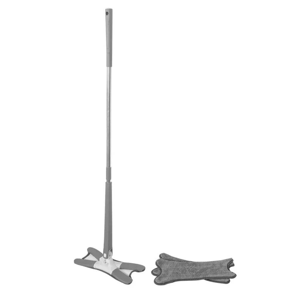 Швабра Х-образная с функцией отжима (серая,1300х370х150мм) ISMA ISMA-22(grey)